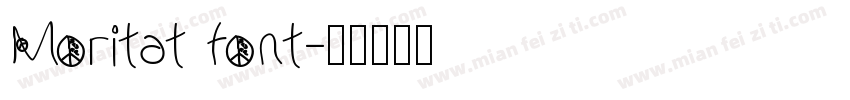 Moritat font字体转换